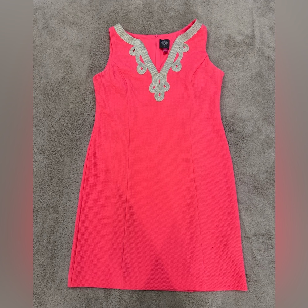 Vince Camuto Vibrant Pink Dress Size 10
